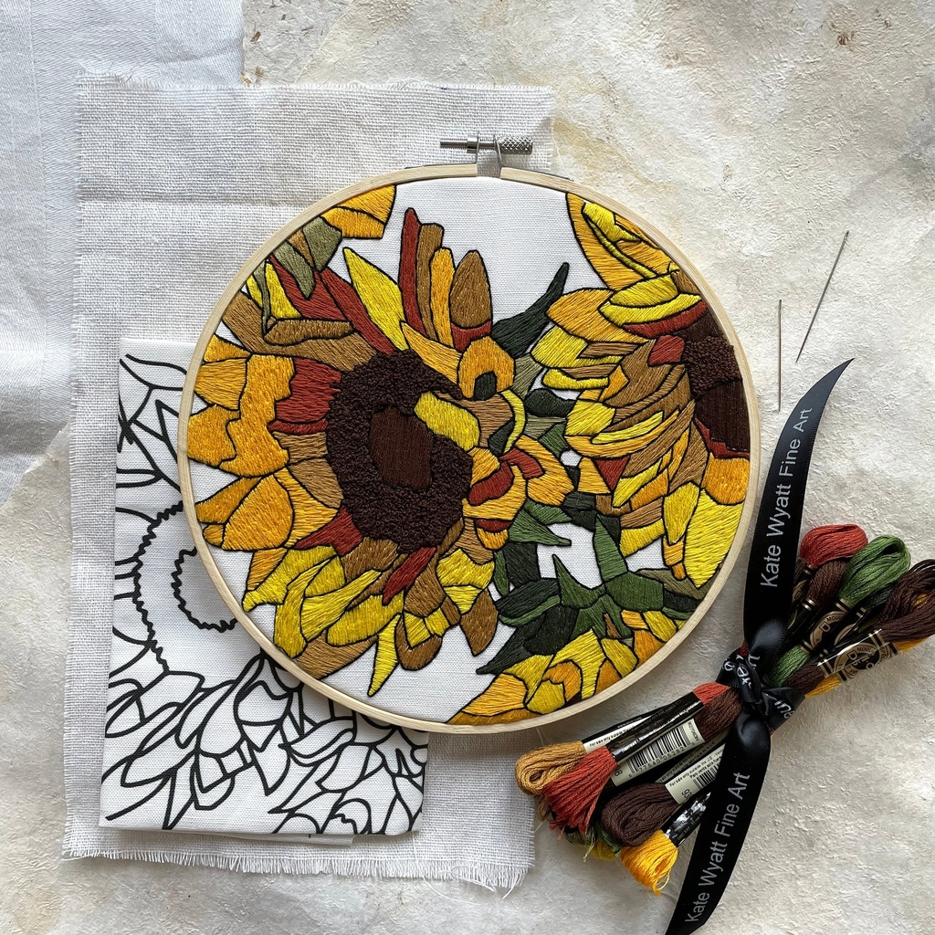 Sunflowers Embroidery Kit