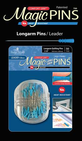 Magic Pins Long Arm Leader 50pc