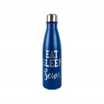 Blue Water Bottle Eat Sleep Sew