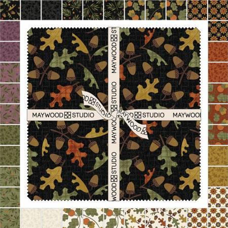 10in Squares Autumn Harvest Flannel 42pcs/bundle