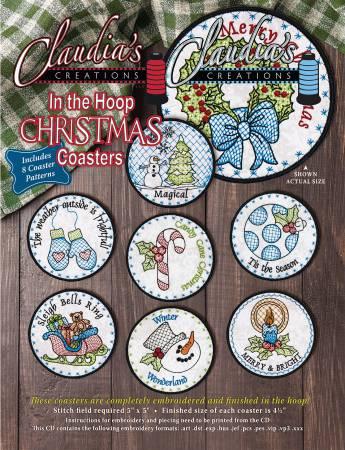 Claudia's ITH Christmas Coasters