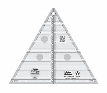 Creative Grids 60 Degree Triangle 8"