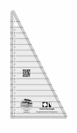 Creative Grids Perfect Rectangle Ruler 9-1/2" Quilt Ruler