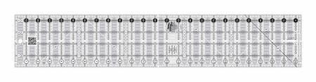 Creative Grids Quick Trim And Circle Quilt Ruler Two 4-1/2in x 24-1/2in