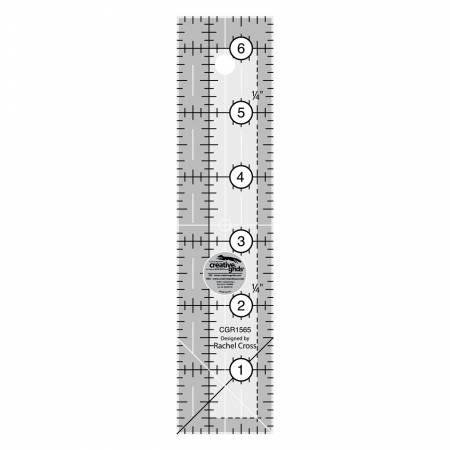 Creative Grids Quilt Ruler 1"x6"