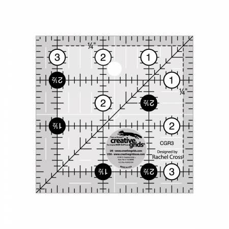 Creative Grids Ruler 3.5" x 3.5"