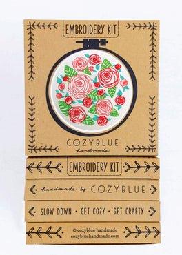 Diy Embroidery Kit Coming Up Roses