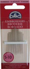 DMC Embroidery Needles 5-10