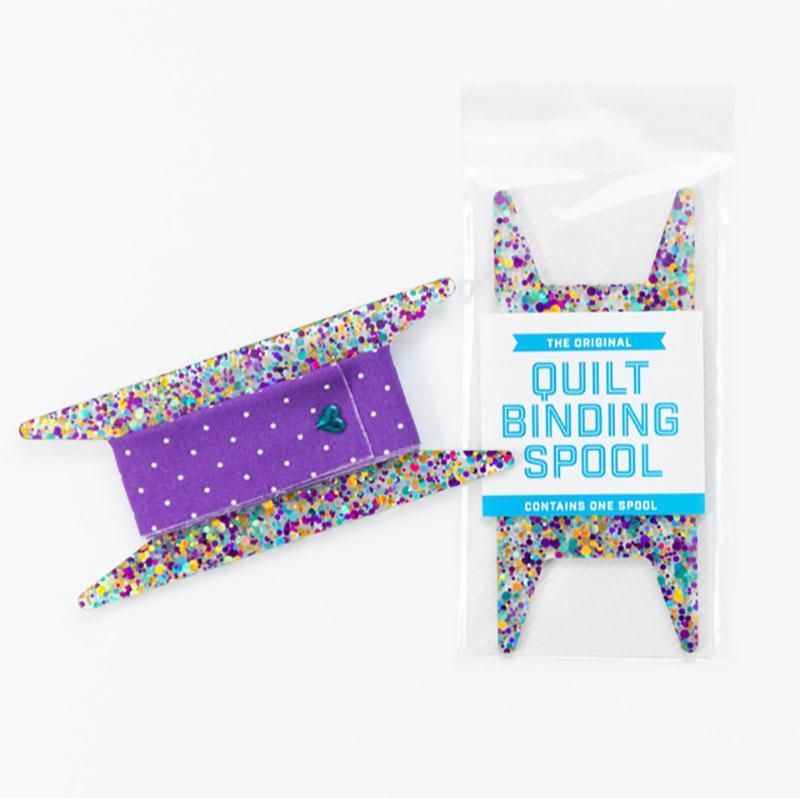 Glitter Binding Spool Purple/Teal