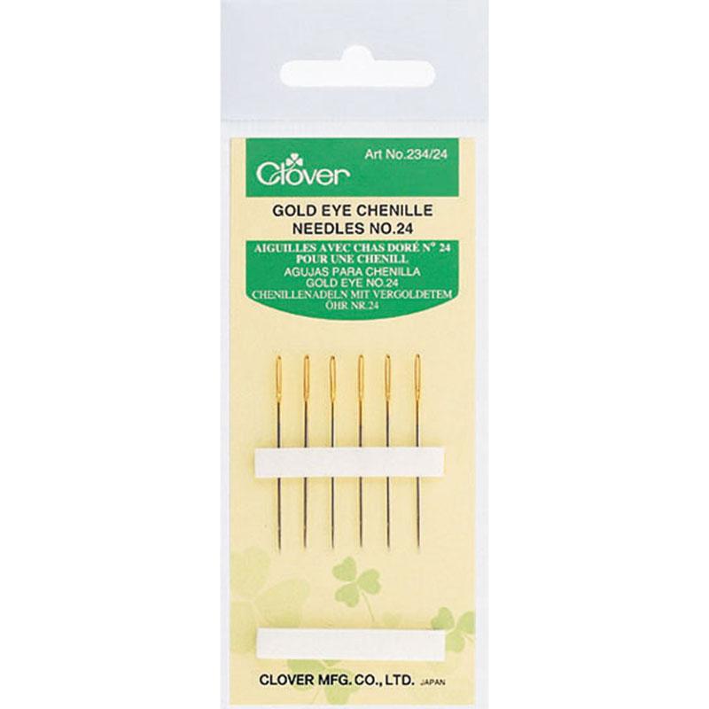 Gold Eye Chenille Needles #24