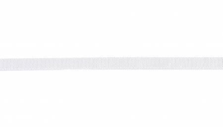 Grosgrain Ribbon White 3/8in x 20yds