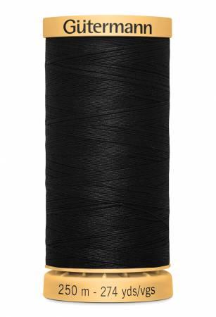 Gutermann Cotton 50 250m Black 1001