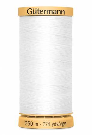 Gutermann Cotton 50 250m White 1006