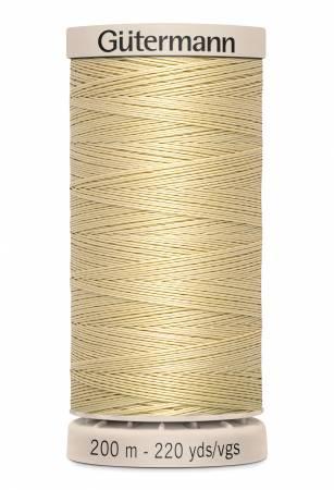 Hand Quilting Cotton Thread 200m/219yds Cream