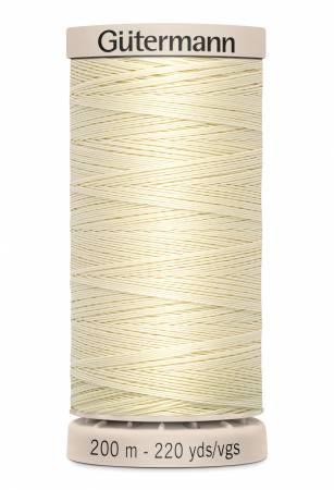 Hand Quilting Cotton Thread 200m/219yds Light Pearl