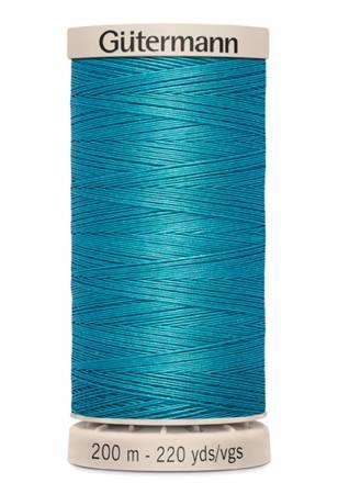 Hand Quilting Cotton Thread 200m/219yds Peacock Teal