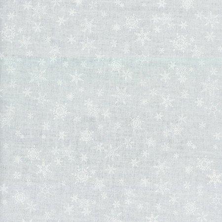 Hue C 9635 Wht on Wht - Snowflakes