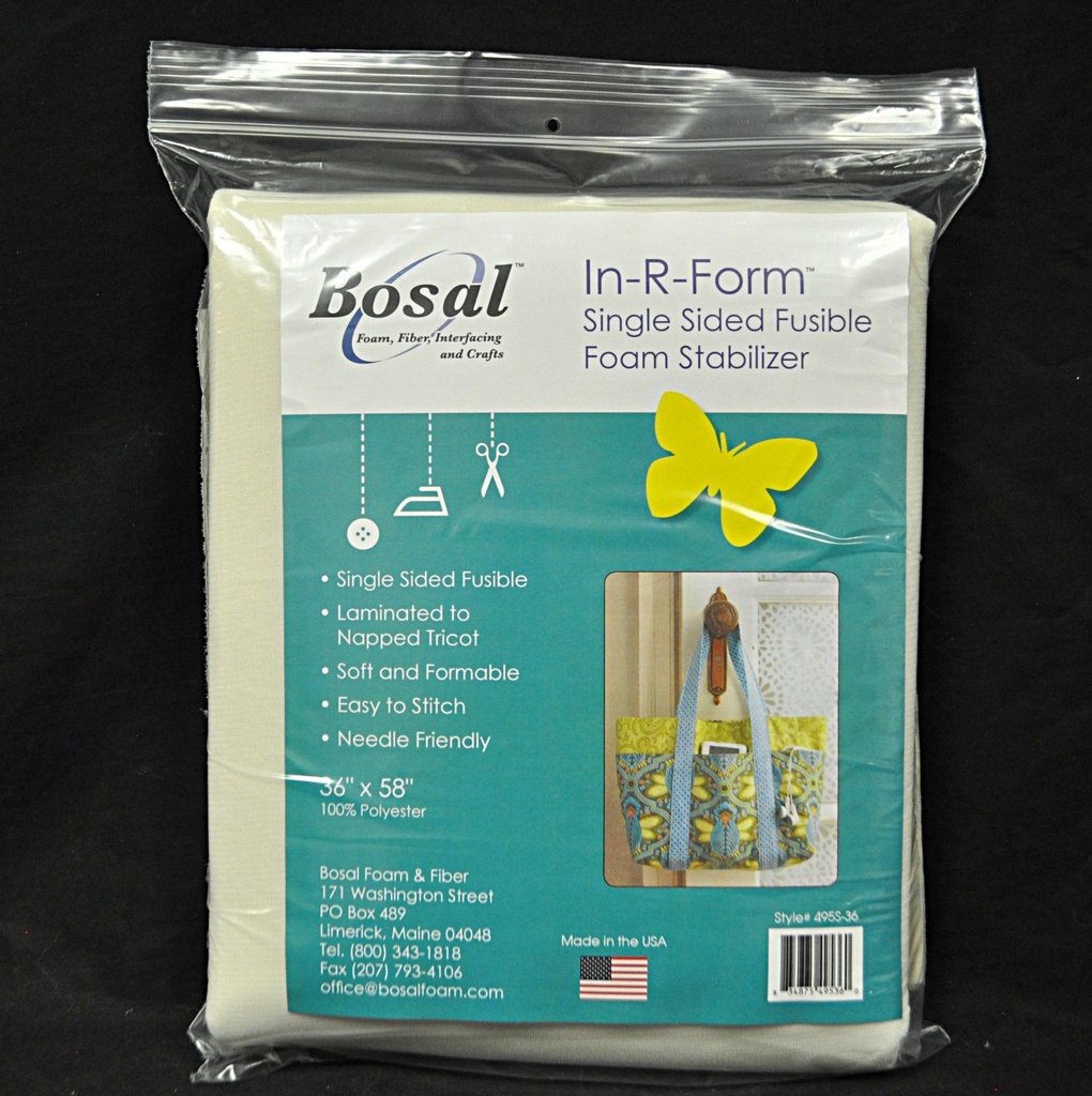 In-R-Form Single Sided Fusible (White) 36"x58"