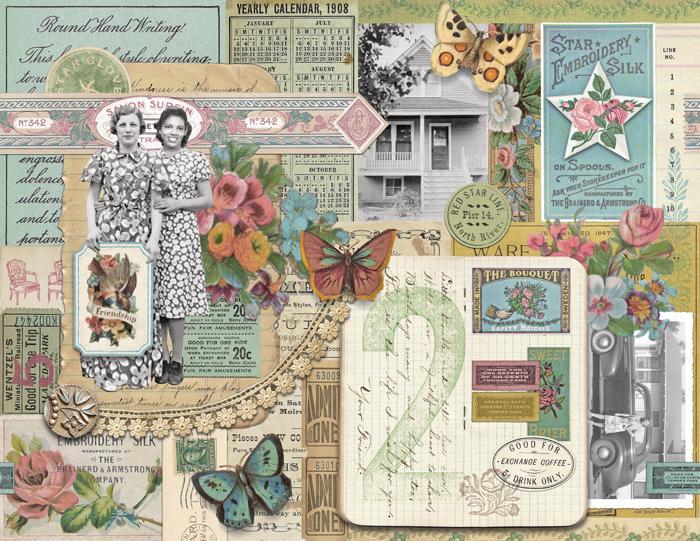 Junk Journal Multi 7411 11 Moda #1