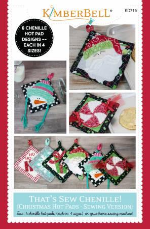 KB Thats Sew Chenille Christmas Hot Pads- Sewing Version