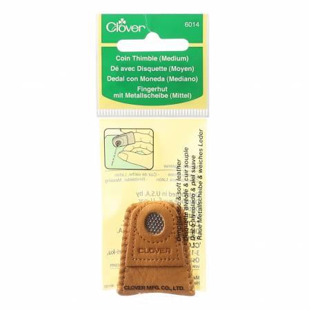 Leather Coin Thimble Medium