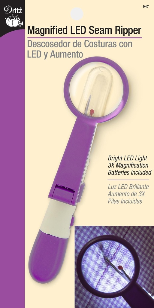 Magnified LED Seam Ripper-947