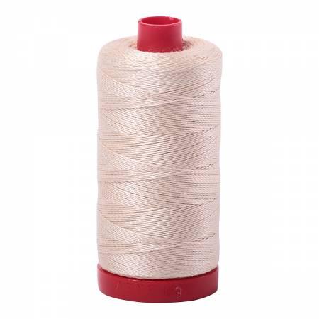 Mako Cotton Embroidery Thread 12wt 356yds Light Sand