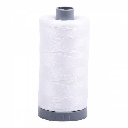 Mako Cotton Embroidery Thread 28wt 820yds Natural White