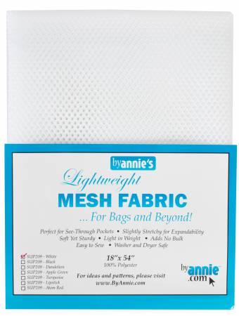 Mesh Fabric - White 18" x 54"