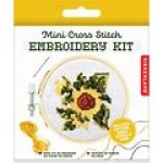 Mini Cross Stitch Emb Kit Sunflower