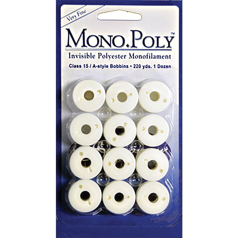 MonoPoly Clear Prewound Bobbins