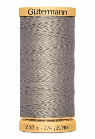 Natural Cotton Thread 250m/273yds Grey