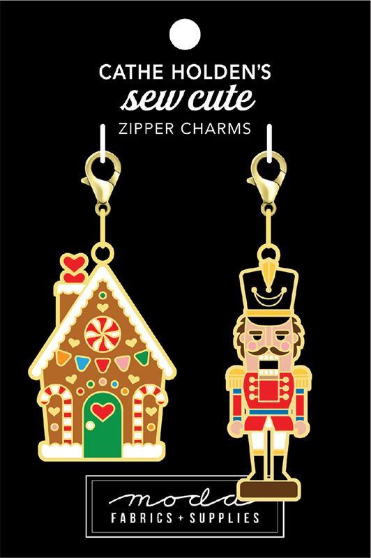 Nutcracker Zipper Pulls 2ct