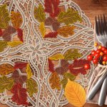 OESD Autumn Doilies & Napkin USB