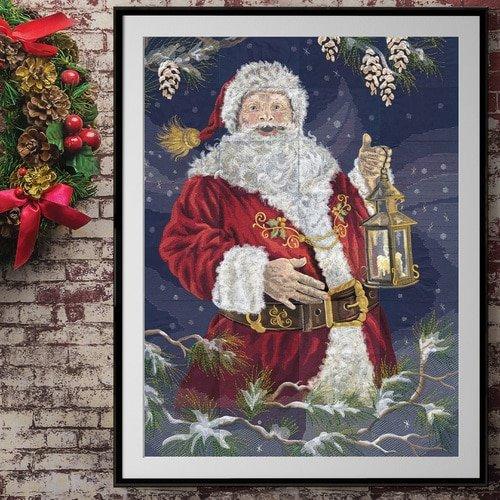 OESD Enchanted Santa Tiling Scene USB