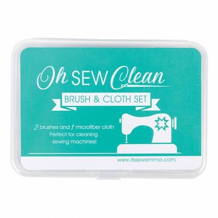 Oh Sew Clean Brush and Cloth Set - 800639