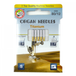 Organ Needles Titanium 80/12