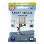 Organ Needles Top Stitch 80/12