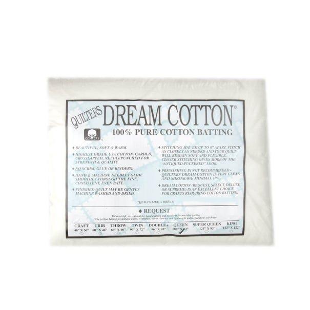 Quilters Dream WHITE Cotton - Crib