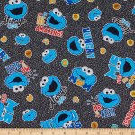 Sesame Street COOKIE SMART GRAY 27912K