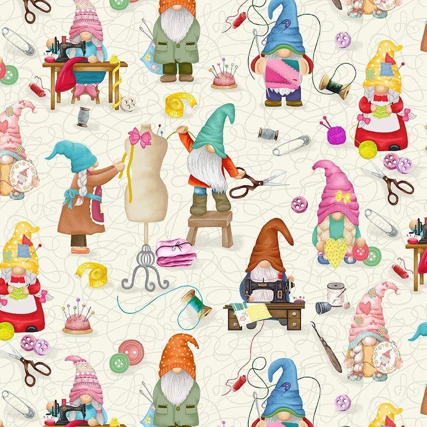 Sewing Gnomes CD 2484 Cream