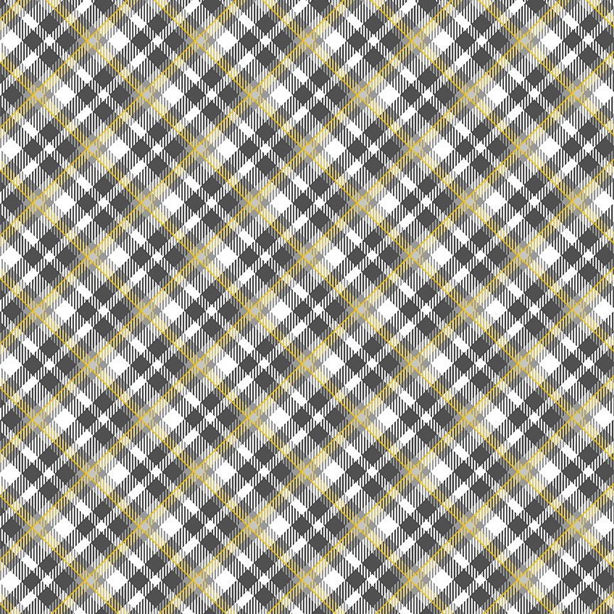 Silver and Gold Plaid CM2578 Grey