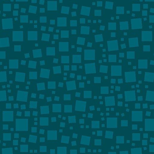 [655988] Tonal Squares Dark Teal 16157 85