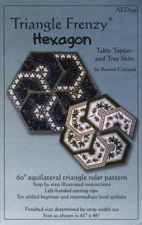 [AED159] Triangle Frenzy Hexagon Table Topper