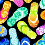 [336444] Tropical Breeze Flip Flops 9720 12