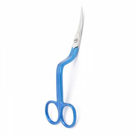 [747L] True Left Handed Double Curved Embroidery Scissors
