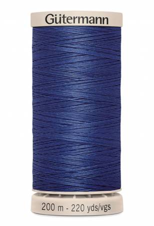 [738219-4932] Hand Quilting Cotton Thread 200m/219yds Dark Navy