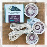 [1SOTRBKIT15] Coiled Rope Basket Kit Set of 3 Bowls