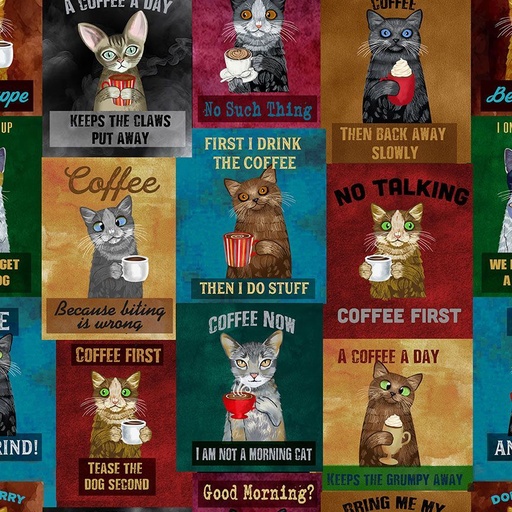 Caffeine Cats CD3340 Multi