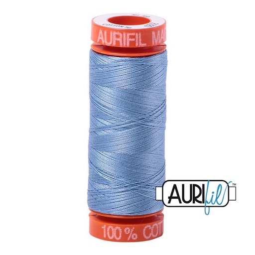 [A20050102720] Aurifil 2720 Cotton Thread 50wt 220yds Light Delft Blue 2720